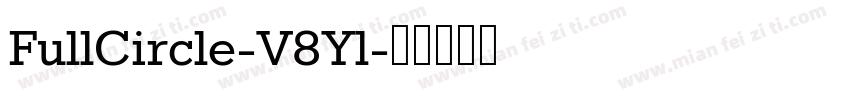 FullCircle-V8Yl字体转换