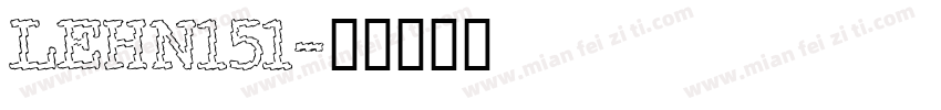 LEHN151字体转换