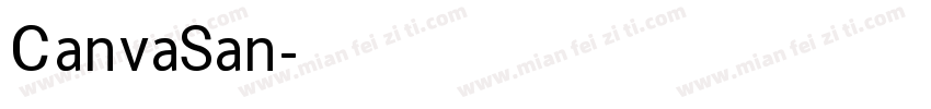 CanvaSan字体转换