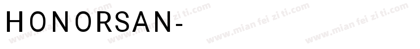 HONORSAN字体转换