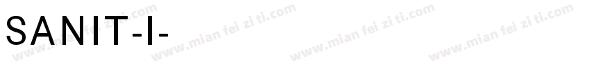 SANIT-I字体转换