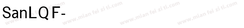 SanLQF字体转换