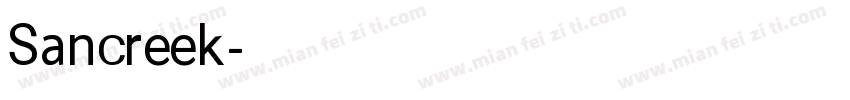 Sancreek字体转换