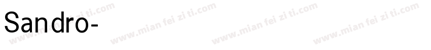 Sandro字体转换