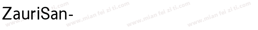 ZauriSan字体转换