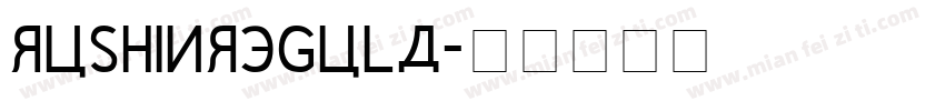 RushinRegula字体转换