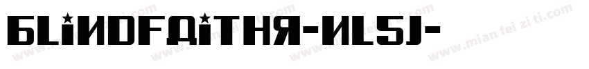 Blindfaithr-nL5J字体转换
