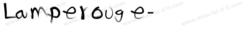 Lamperouge字体转换