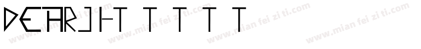 DEARJI字体转换