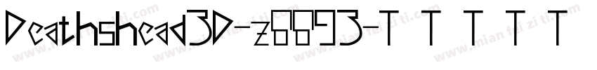 Deathshead3D-z8893字体转换
