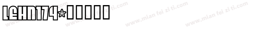 LEHN174字体转换