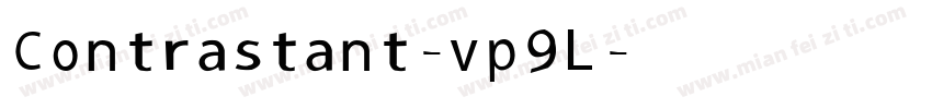 Contrastant-vp9L字体转换