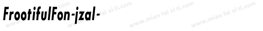 FrootifulFon-jzal字体转换