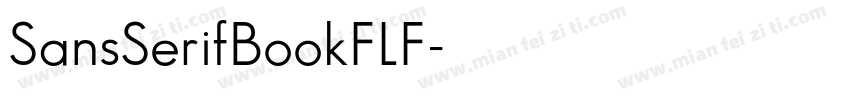 SansSerifBookFLF字体转换