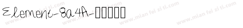 Element-8a4A字体转换