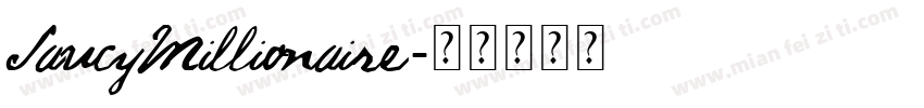 SaucyMillionaire字体转换