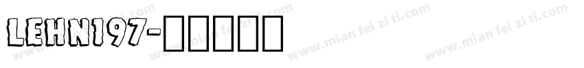 LEHN197字体转换