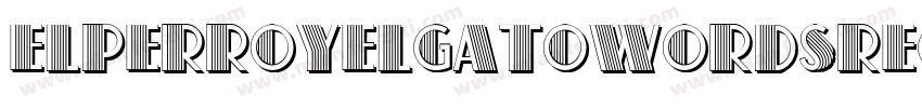 ElPerroYElGatoWordsRegular-4qr4字体转换