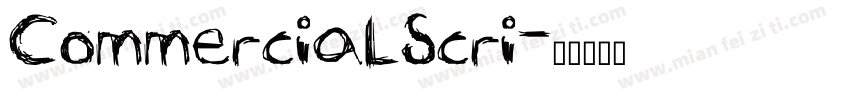 CommercialScri字体转换