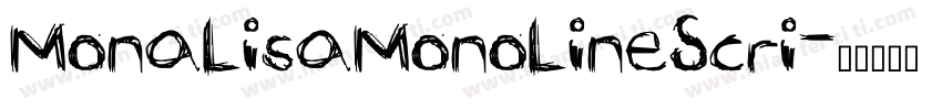 MonalisaMonolineScri字体转换