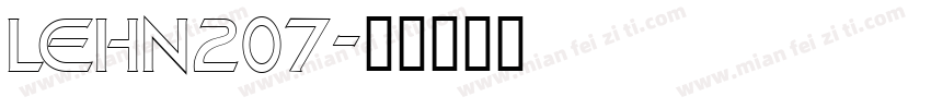 LEHN207字体转换