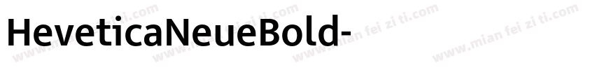 HeveticaNeueBold字体转换