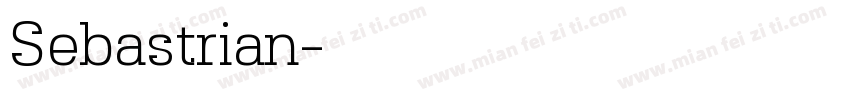 Sebastrian字体转换