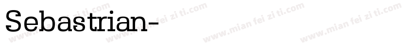 Sebastrian字体转换