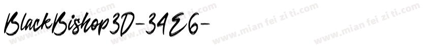 BlackBishop3D-34E6字体转换