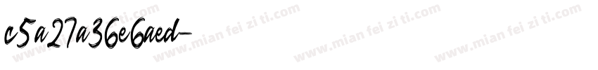 c5a27a36e6aed字体转换