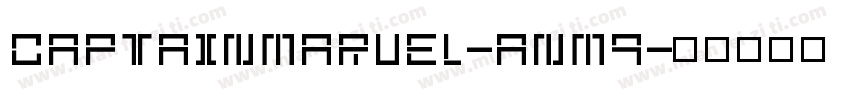 Captainmarvel-anm9字体转换