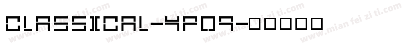 Classical-4pq9字体转换