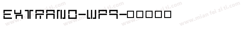Extrano-wP9字体转换