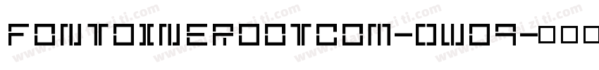 Fontdinerdotcom-0WD9字体转换