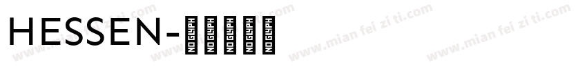 HESSEN字体转换