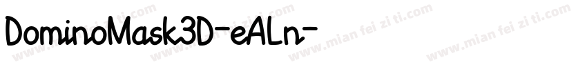 DominoMask3D-eALn字体转换