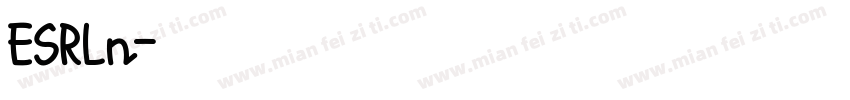 ESRLn字体转换