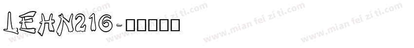 LEHN216字体转换