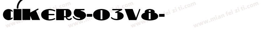 cikers-03v8字体转换