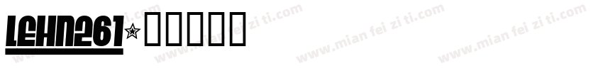 LEHN261字体转换