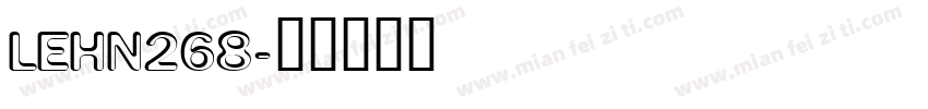 LEHN268字体转换