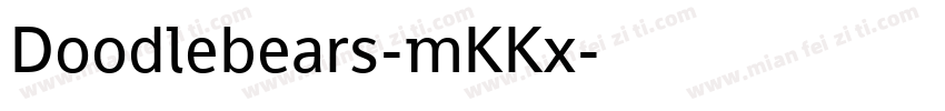 Doodlebears-mKKx字体转换