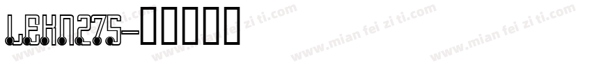 LEHN275字体转换