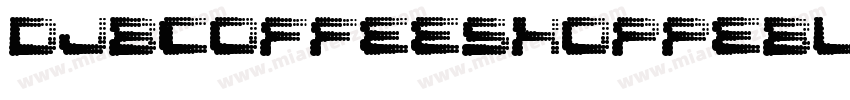 DjbCoffeeShoppeBuzzed-D8O0字体转换