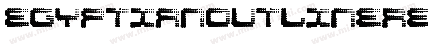 EgyptianOutlineRegular-axy8o字体转换