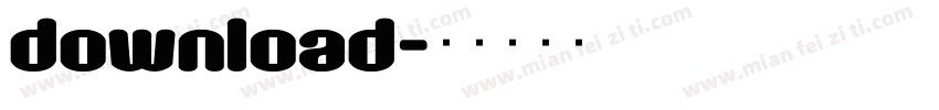 download字体转换