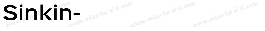 Sinkin字体转换