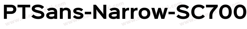 PTSans-Narrow-SC700字体转换