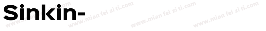 Sinkin字体转换