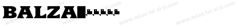 balza字体转换